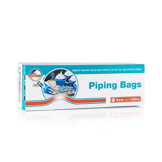 Sachets pour seringues, jetables, 45cm, Kee-Seal ultra, avec poignée supplémentaire, distributeur, 72 pièces, pour usage professionnel dans la restauration et les boulangeries