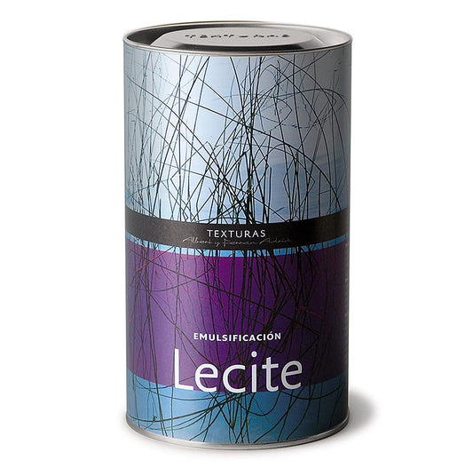 Lécithine - Texturas Ferran Adrià, E 322, 300 g boîte, 300 g produit image avec émulsifiant de soja pour plats de gastronomie moléculaire