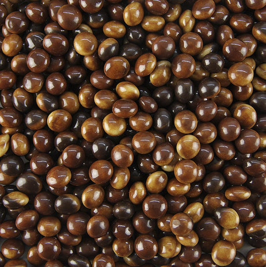 Perles de chocolat marbré de Callets Sensation, avec 38,9% de cacao, en paquet de 2,5 kg