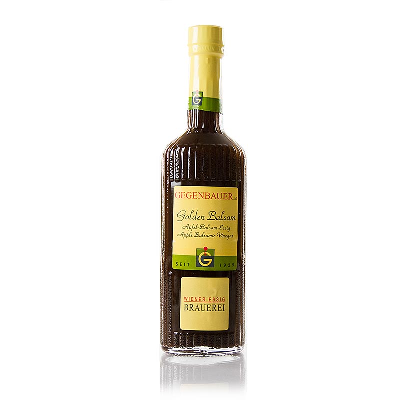Vinaigre balsamique Golden Balsam, vinaigre de cidre de pomme, 5% d'acidité, en bouteille de 250ml