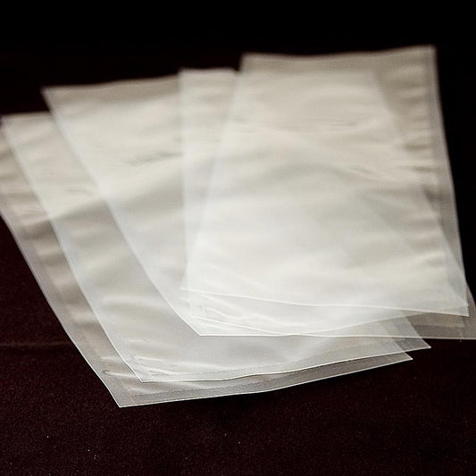 Sac à bords scellés sous vide, 150mm x 360mm, lisse, 100 pièces - sacs d'emballage pour l'emballage hermétique des aliments