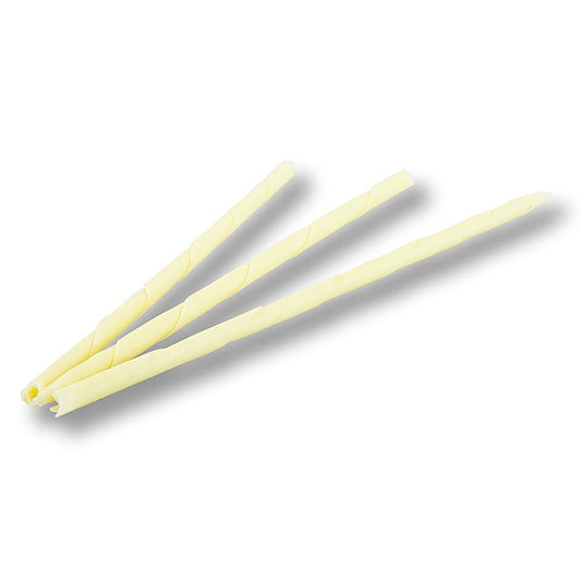 Cigares en chocolat blanc de Panatella de 20 cm de long, 715 g, 110 pièces