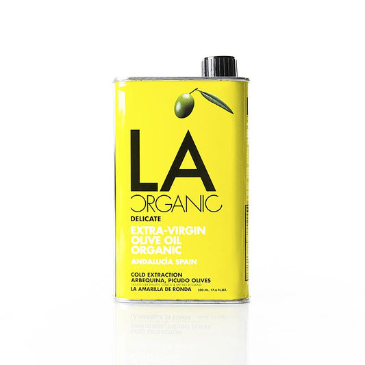 Huile d'olive extra vierge, La Ronda Suave Eco (boîte de Philippe Starck), BIO, 500 ml - huile d'olive biologique dans une boîte au design unique de Philippe Starck