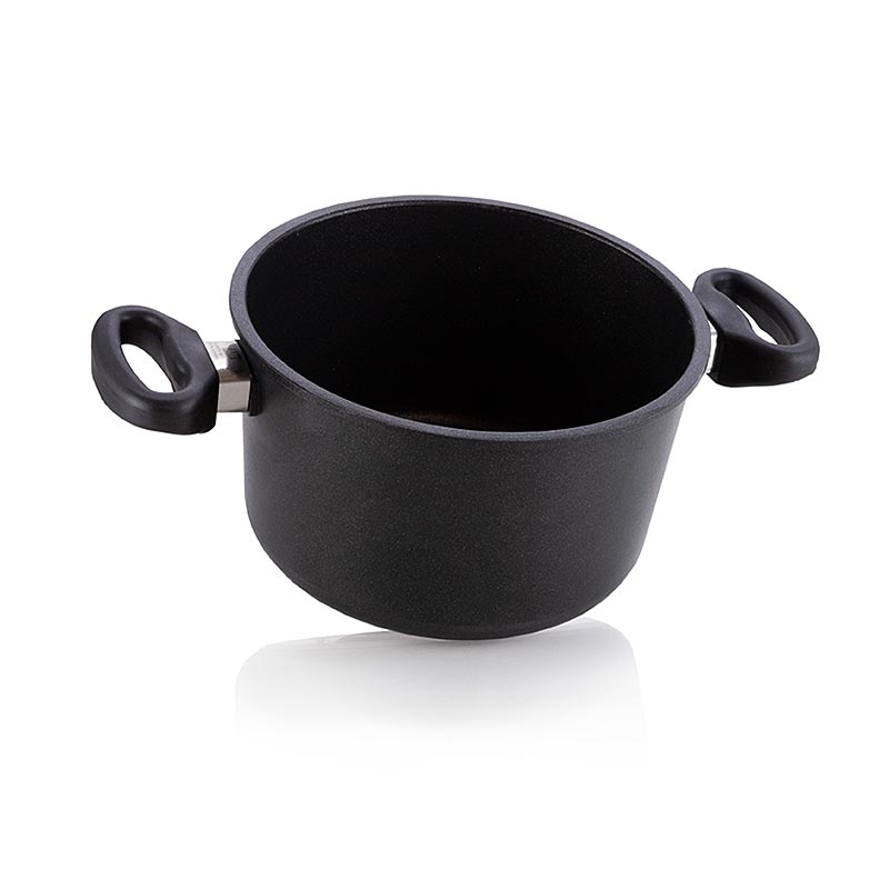 Marmite AMT Gastroguss de 20 cm de diamètre et 12 cm de hauteur, adaptée à la cuisine, durable et de haute qualité