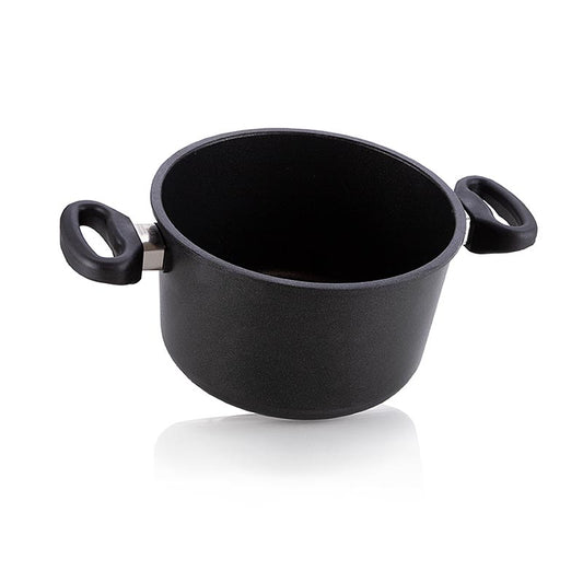 Marmite AMT Gastroguss de 20 cm de diamètre et 12 cm de hauteur, adaptée à la cuisine, durable et de haute qualité