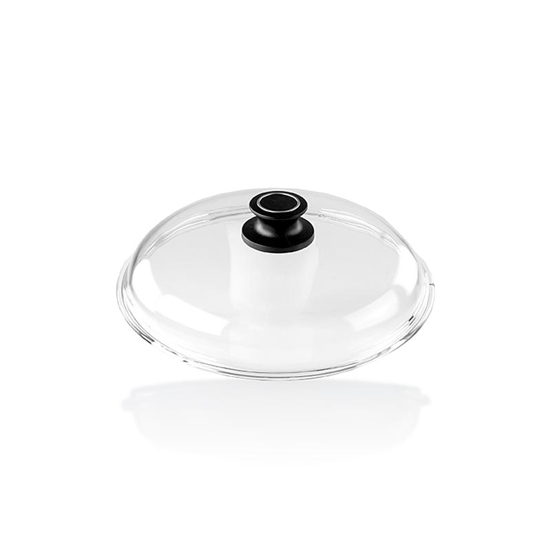 AMT Gastroguss couvercle en verre pour poêle à frire/cuisine et poêle à frire, ø 20cm, en verre résistant, convient à diverses applications culinaires, 1 pièce