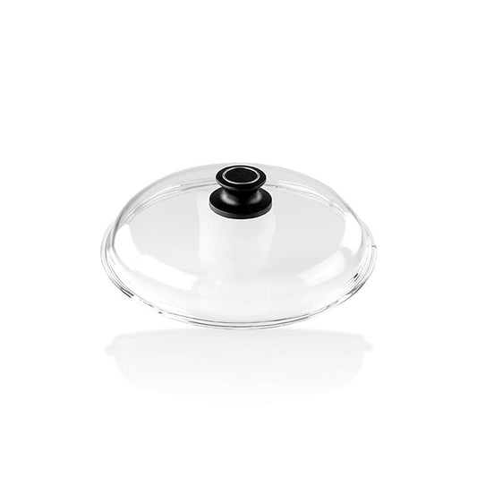 AMT Gastroguss couvercle en verre pour poêle à frire/cuisine et poêle à frire, ø 20cm, en verre résistant, convient à diverses applications culinaires, 1 pièce