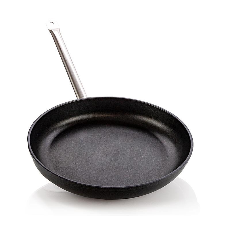 AMT Gastroguss, Poêle lyonnaise, ø 36cm, 7cm de haut, avec long manche, 1 pièce - Poêle lyonnaise durable et polyvalente de AMT Gastroguss