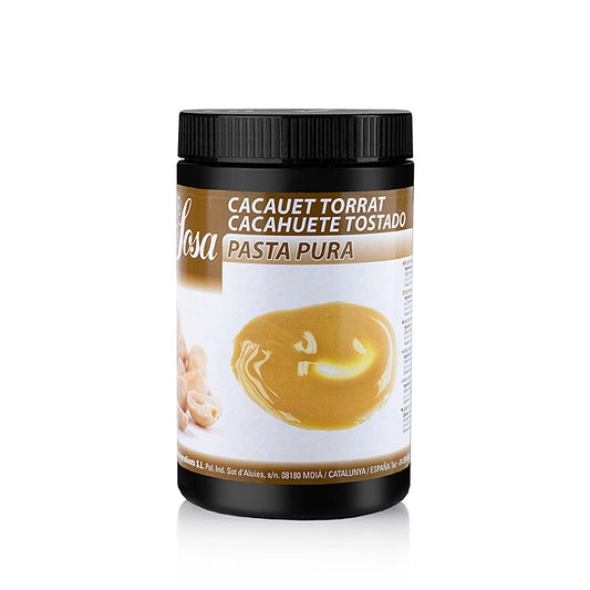 Sosa Pastei - Arachide, 100%, 1 kg - Pâte d'arachide de haute qualité, crémeuse et savoureuse