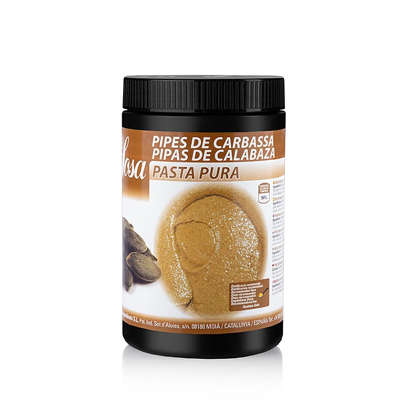 Sosa Pasta - Graines de courge 'De Carabassa', 100%, 1 kg - pâte de graines de courge délicieuse et nutritive