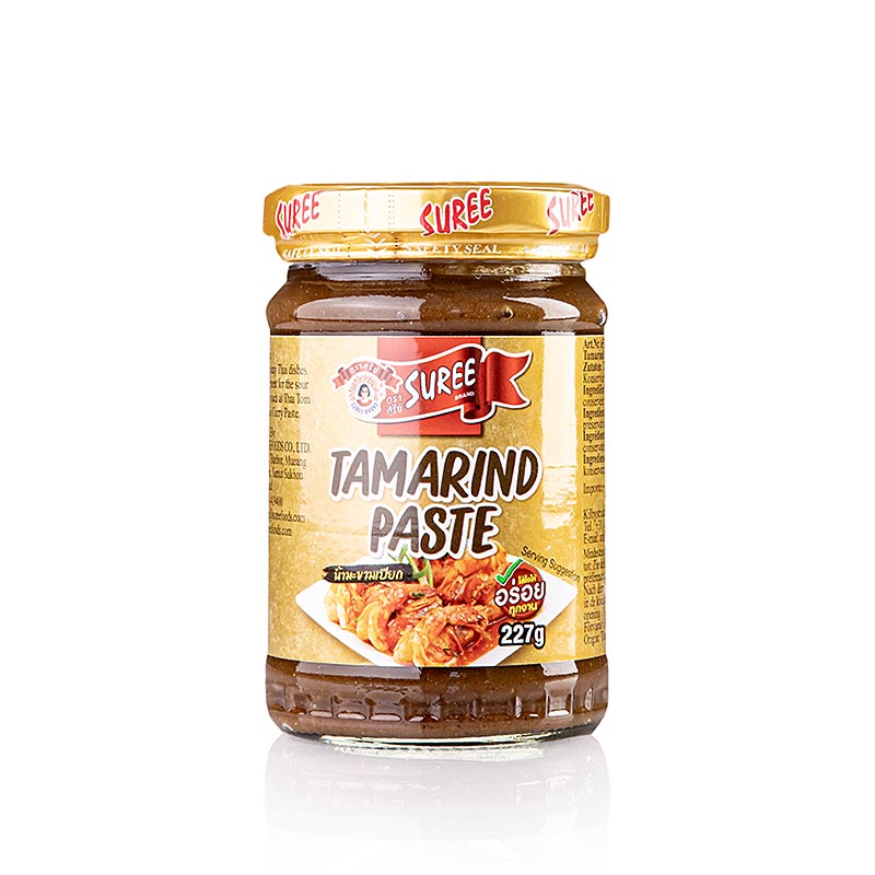 Pâte de tamarin, Suree, 227 g - sauce tamarin thaïlandaise traditionnelle dans un contenant pratique