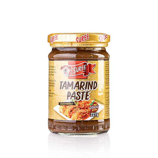 Pâte de tamarin, Suree, 227 g - sauce tamarin thaïlandaise traditionnelle dans un contenant pratique
