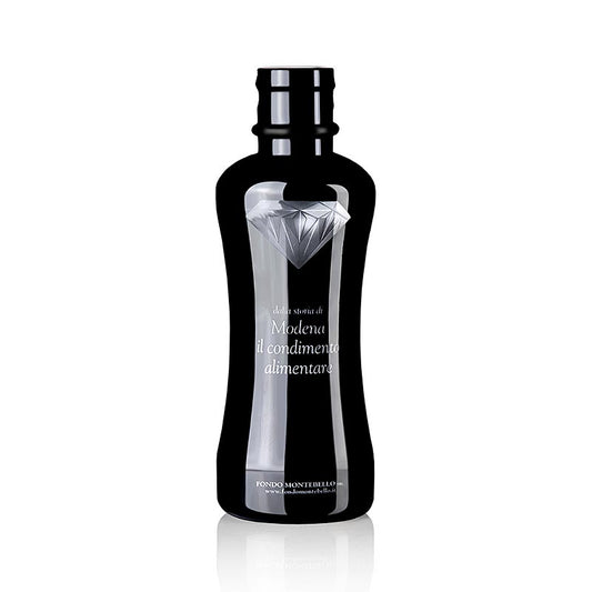 Bouteille de 350 ml de Fondo Montebello Crema di Balsamico Il Condimento, idéal pour assaisonner les desserts