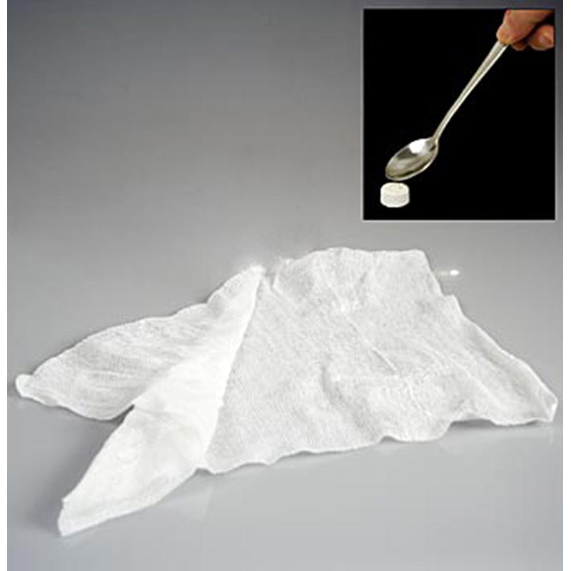 100 pièces de pastilles en tissu, les lingettes se déplient à l'eau, très original & pratique