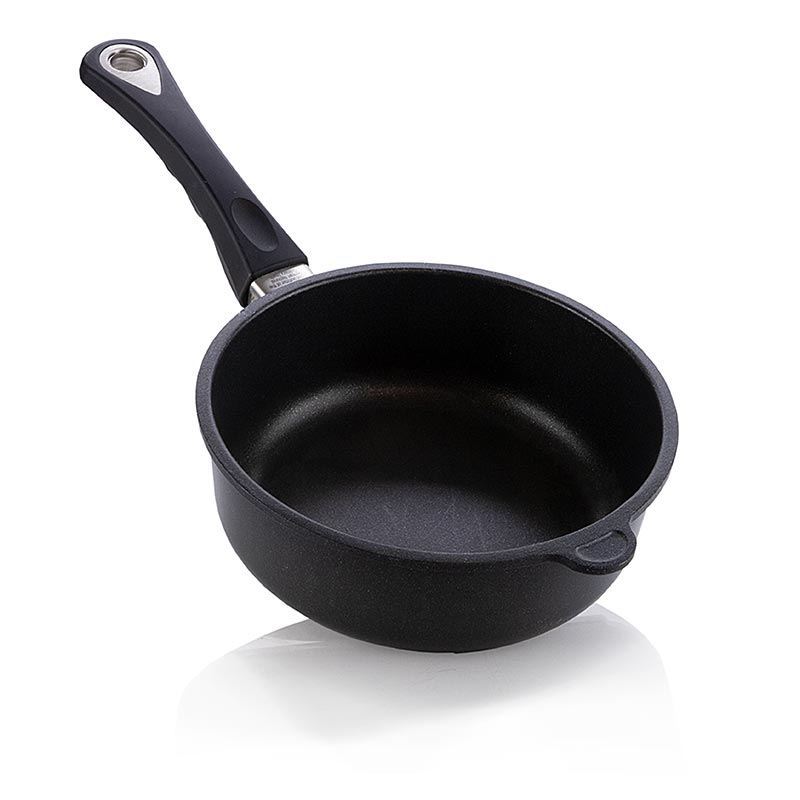 Rôtissoire de AMT Gastroguss d'un diamètre de 20 cm et d'une hauteur de 7 cm, adaptée à la préparation de plats délicieux.