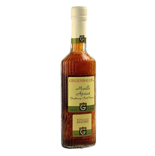 Bouteille de 250 ml de vinaigre de fruits d'abricot à 7% d'acidité