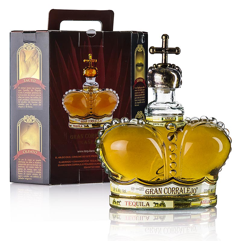  Bouteille de 1 litre de Corralejo Gran Corralejo Anejo Tequila de première qualité
