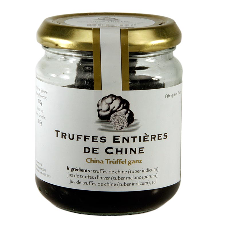 Image de 115 g de truffe entière asiatique Gaillard au jus de truffe d'hiver