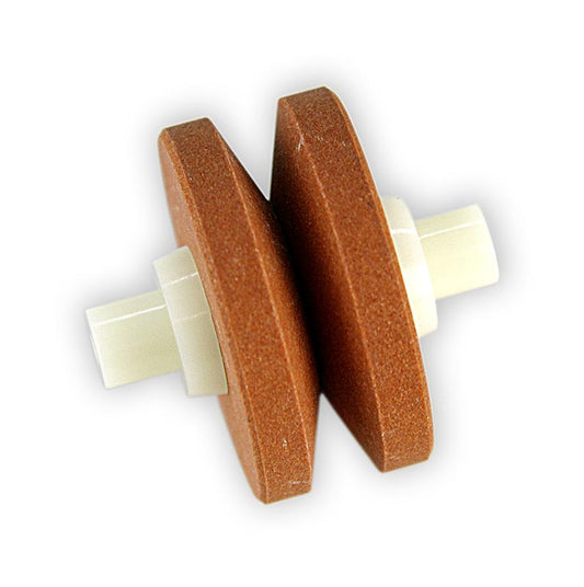 Rouleau de pierre de remplacement en céramique 556 pour Mino Sharp 550/BR en brun, moyen, 1 pièce - idéal pour l'aiguisage des couteaux
