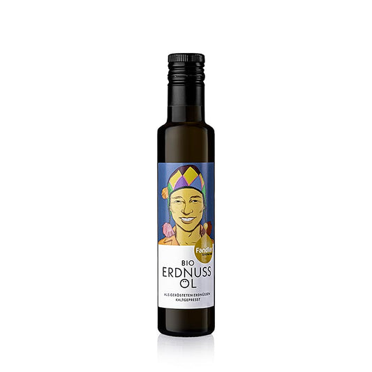 Huile d'arachide pressée à froid, Fandler, BIO, 250 ml - huile d'arachide pressée à froid biologique de Fandler en bouteille de 250 ml
