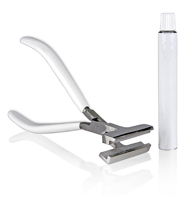 Pince en acier inoxydable pour fermer les tubes, de la marque 100% Chef, 1 pièce