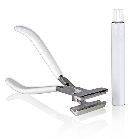 Pince en acier inoxydable pour fermer les tubes, de la marque 100% Chef, 1 pièce