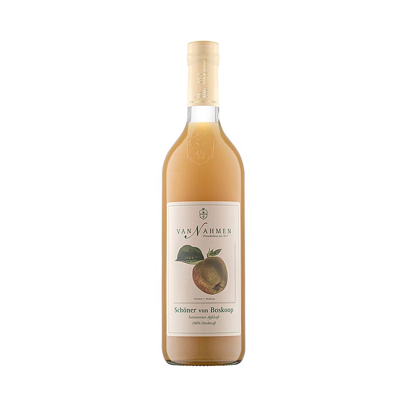 Van Nahmen - Boskoop jus de pomme, 100% jus direct, 750 ml, délicieux et rafraîchissant jus de pomme de la plus haute qualité