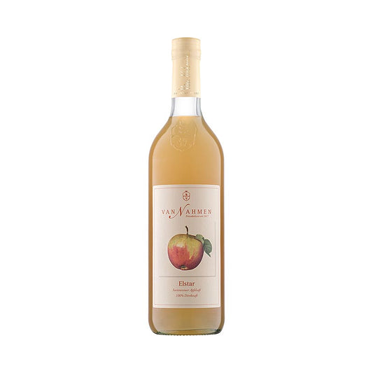 Jus de pomme Elstar biologique de Nahmen, 100 % de jus direct, en bouteille de 750 ml