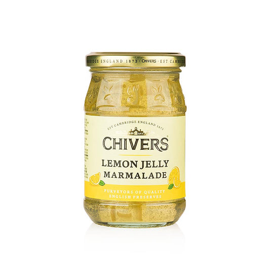 Chivers - Marmelade de citron - avec écorces de citron hachées, 340 g - Délicieuse marmelade de citron, avec écorces de citron hachées, dans un emballage de 340 g.