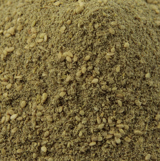 Ducca, mélange d'épices, pains de poisson éthiopiens, Altes Gewürzamt, 1 kg - Un mélange d'épices pour assaisonner les pains de poisson éthiopiens de Altes Gewürzamt, emballé dans un récipient de 1 kg.