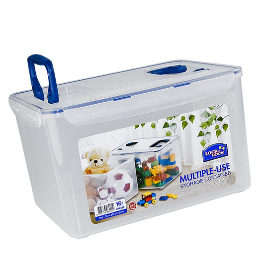 Boîte fraîcheur Lock & Lock, 16.0 l, rectangulaire 361X274X212mm, date réglable, 1 er - Un grand récipient rectangulaire de 16.0 litres avec fonction de date réglable.