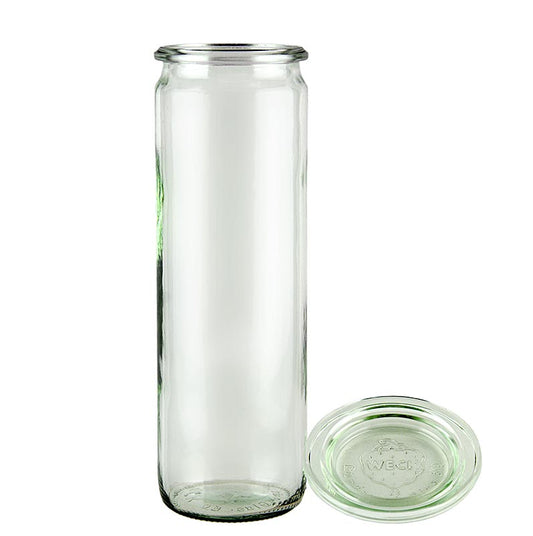 Outil en acier moulé, diamètre 60 mm, capacité 600 ml, sans pince et anneau en caoutchouc, de la marque Weck, 1 pièce