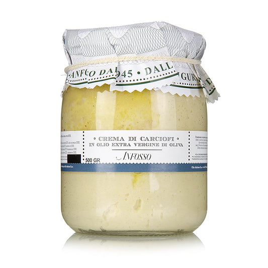 500 g de crème d'artichauts en pot, à base d'ail et d'huile d'olive, pour des plats délicieux