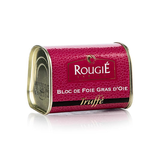 Bloc de foie d'oie avec 3% de truffe par Rougié, conditionné en trapèze de 145g