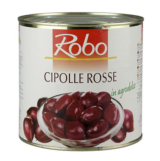 Oignons de Tropea marinés au vinaigre de vin rouge, 2,5 kg, aigre-doux et savoureux