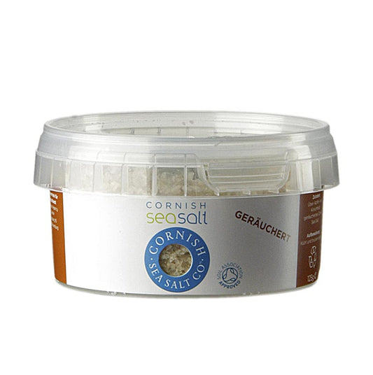 Flocons de sel de mer fumé de Cornouailles/Angleterre, 125 g, un produit délicieux