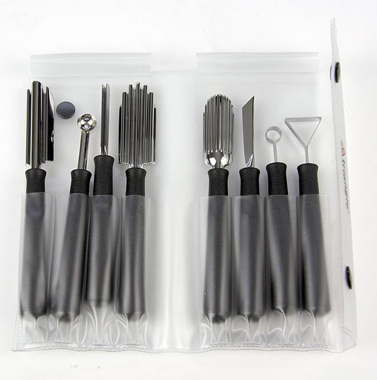 Set de couteaux à viande Spécial : couteau à viande et à cran, couteau à boule, acier inoxydable, 8 pièces - Un set complet de couteaux en acier inoxydable de haute qualité pour la préparation de la viande