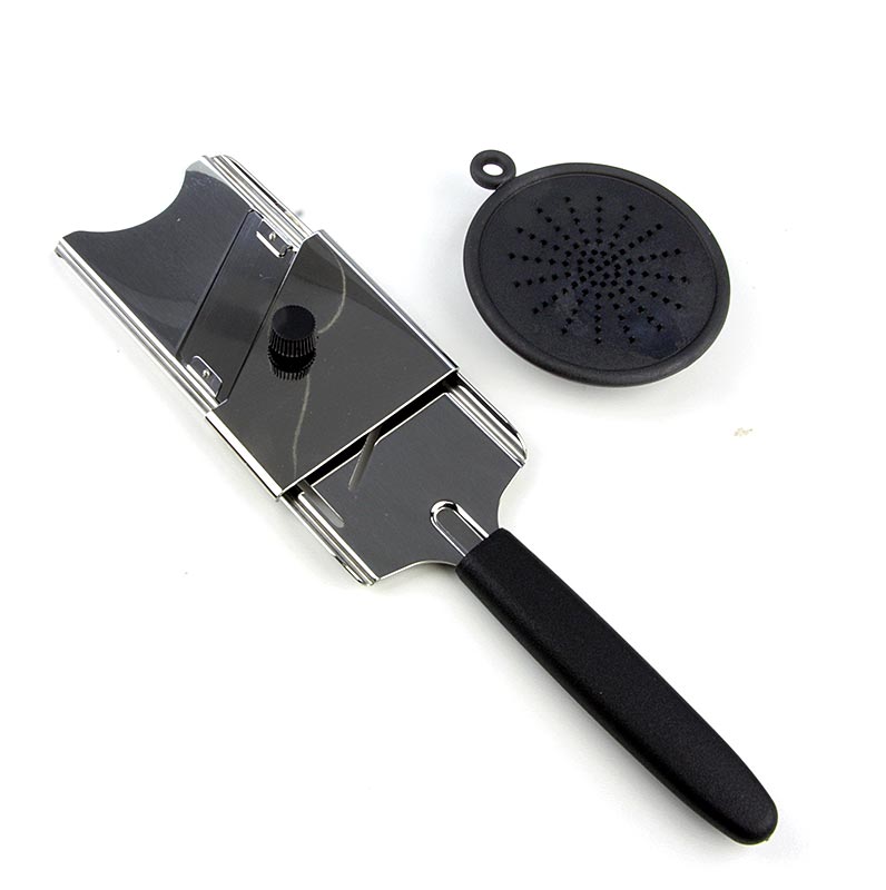 Rabot fin en acier inoxydable avec porte-chutes, produit par Triangle Tools, 1 pièce