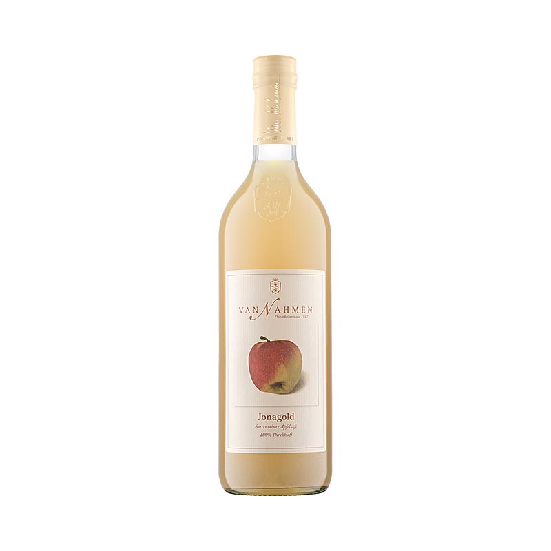 Jus de pomme Jonagold biologique de Nahmen, 100% jus direct, bouteille de 750 ml