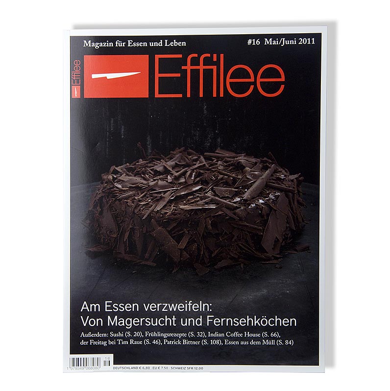Couverture d'Effilee - Magazine pour l'alimentation et la vie, numéro 16, 1 pièce avec de délicieuses recettes et des histoires sur l'alimentation et le style de vie.