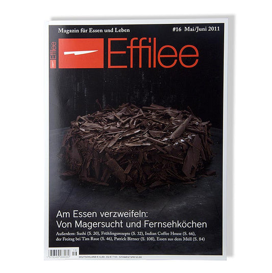 Couverture d'Effilee - Magazine pour l'alimentation et la vie, numéro 16, 1 pièce avec de délicieuses recettes et des histoires sur l'alimentation et le style de vie.