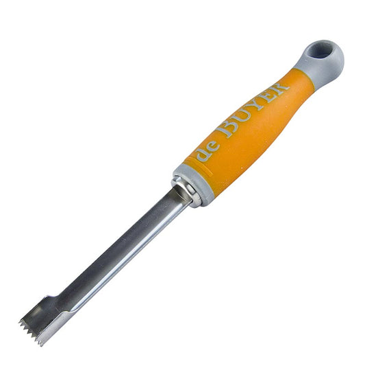 Le foret universel deBUYER en acier inoxydable et en plastique orange, d'un diamètre de 13 mm et d'une longueur de 9 cm, est parfait pour diverses applications. 
