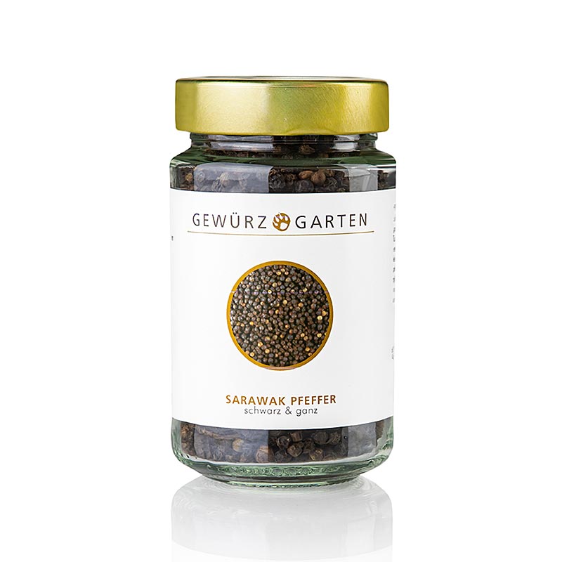 Poivre noir Sarawak entier de 130 g de Spice Garden, une illustration de produit