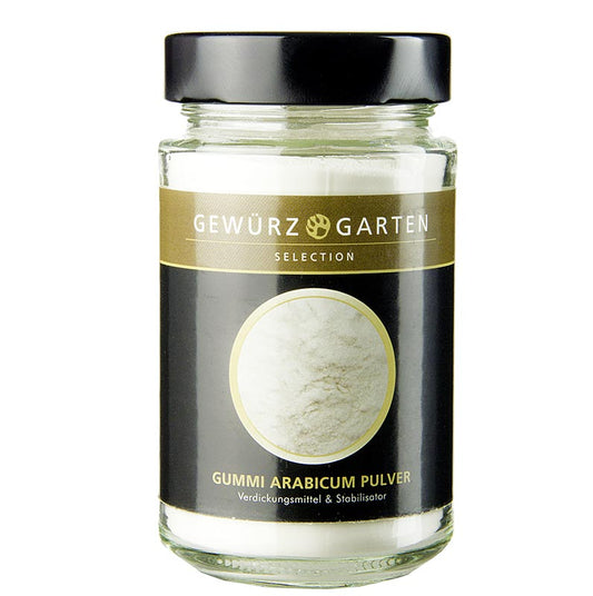 Gewürzgarten gomme arabique en poudre, 110 g, comme gélifiant et agent de traitement de surface