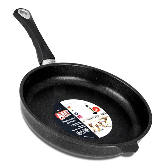 AMT Gastroguss, poêle à frire de 28 cm de diamètre et 5 cm de hauteur, 1 pièce, idéale pour rôtir divers plats dans la cuisine