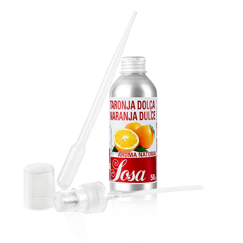Arôme naturel d'orange douce, liquide, 50 g - un additif savoureux et parfumé pour la pâtisserie et la cuisine