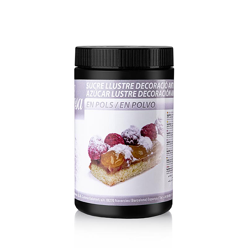 Sosa sucre glace antihumidité, n'absorbe pas l'humidité, 750 g - emballé dans une boîte hermétique pour préserver sa fraîcheur