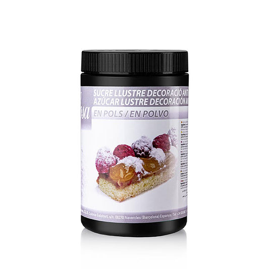Sosa sucre glace antihumidité, n'absorbe pas l'humidité, 750 g - emballé dans une boîte hermétique pour préserver sa fraîcheur