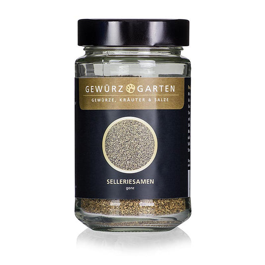 Gewürzgarten graines de céleri, entières, 100 g - Graines de céleri entières biologiques emballées dans un paquet de 100 g de Gewürzgarten