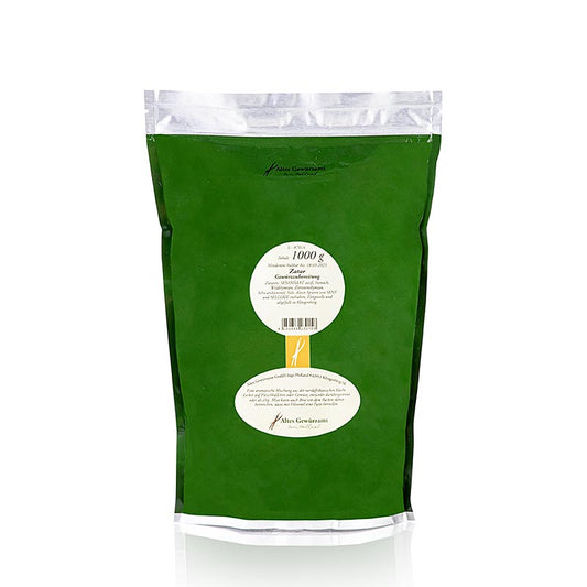 Préparation aux herbes Zatar de l'Altes Gewürzamt OG, paquet de 1 kg pour des plats délicieux